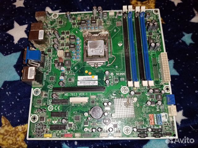 HP Материнская плата MS-7613 VER: 1.1 купить в Тюмени | Электроника | Авито
