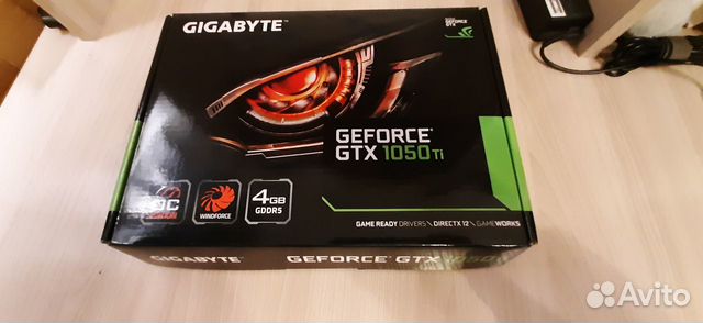 Видеокарта gtx 1050 ti 4gb gigabyte