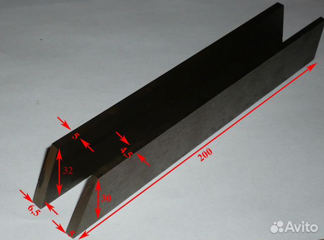Заготовка для ножа Р6М5 резец пластинчатый цельный