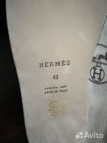 Шлепанцы мужские оригинал hermes