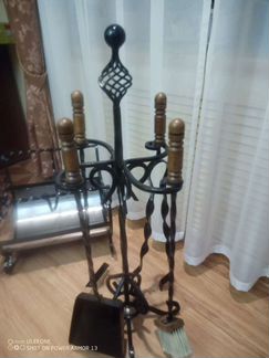 Кованый каминный набор