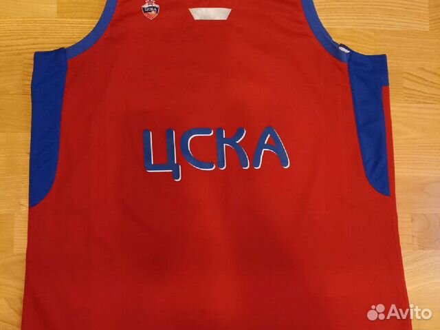 Игровая майка баскетбольного клуба Цска