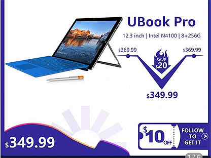 Ноутбук Ubook Pro 8+256Gb