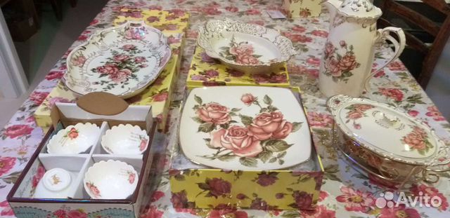 Набор посуды Корейская роза