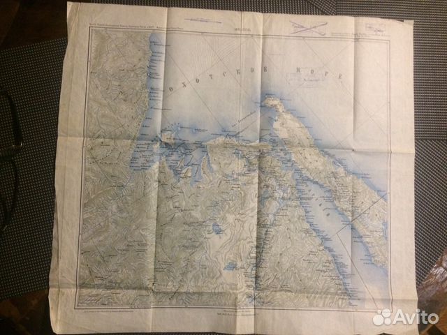 Антикварная карта. Николаевск. Секретно. Иркутск