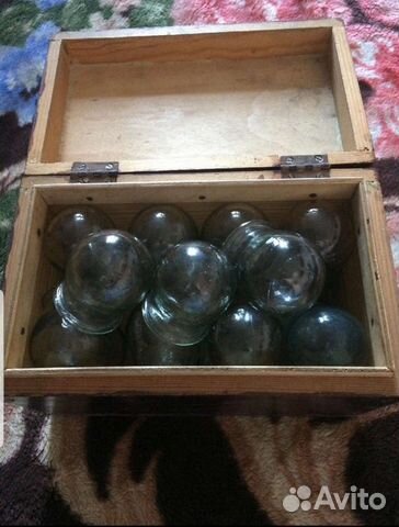 Банки медицинские в ящике
