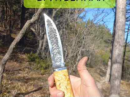 Охотничий якутский нож ручной работы