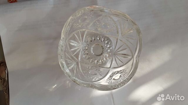 Ваза для фруктов хрусталь СССР