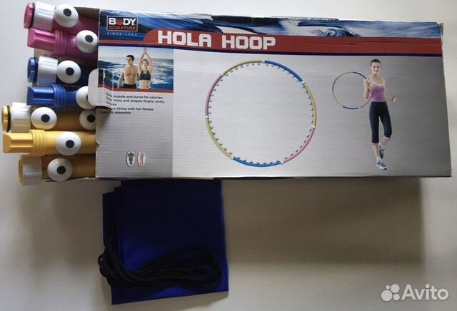 Обруч массажный холахуп разборный