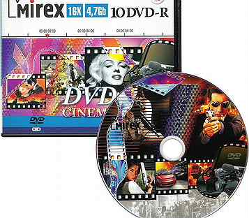 Диски DVD-R Mirex aRt box 10