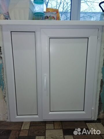 Пластиковый холодильник под окно (поворотный)