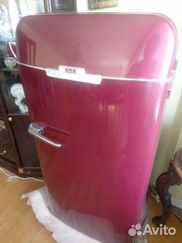 Ретро холодильник, новый (реставрация)