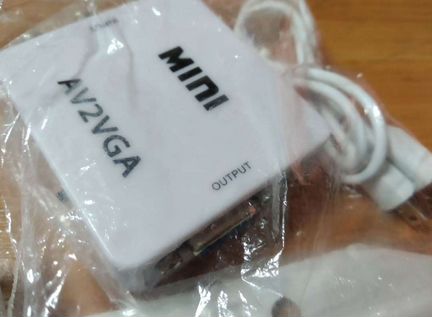 Hdmi vga. Av vga. Переходники новые. В упаковке. С