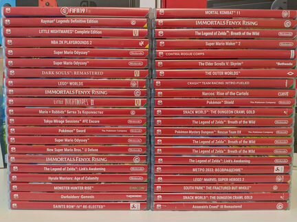 Игры картриджи для Nintendo Switch