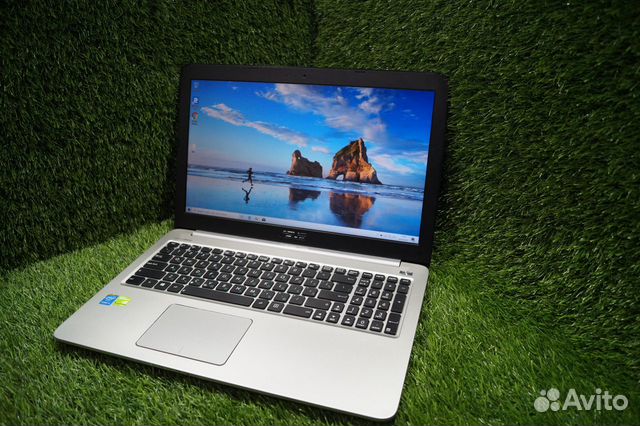 Шикарный металлический asus для игр i3+Geforce