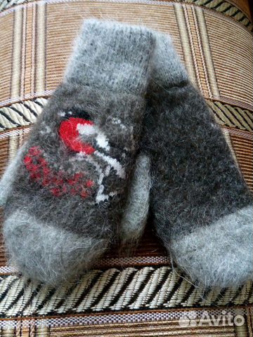 Теплые варежки