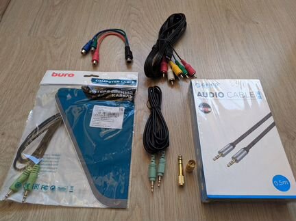 Кабели и удлинители 3,5 jack (AUX), SVideo, RCA