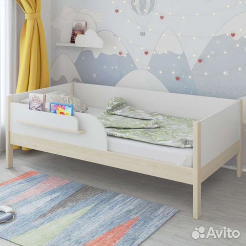 Кровати с бортиком и полочкой 160*80