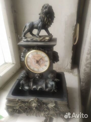 Каминные часы фонтан