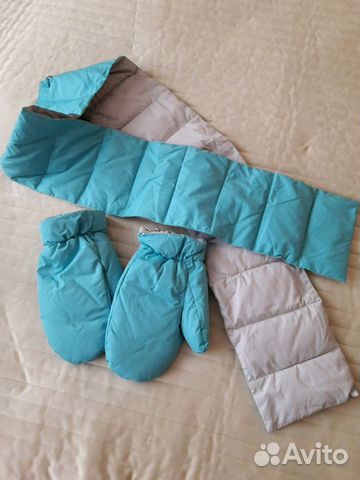 Шарф и рукавицы, очень теплые и красивые.Новые