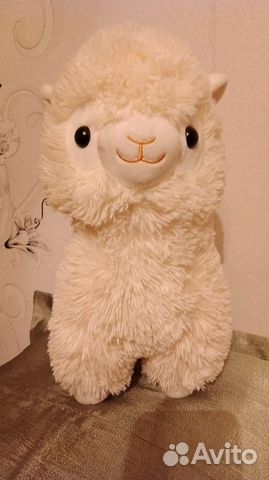 Мягкие игрушки альпака и собачка