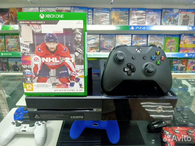 Xbox One Fat Black + Nhl 21