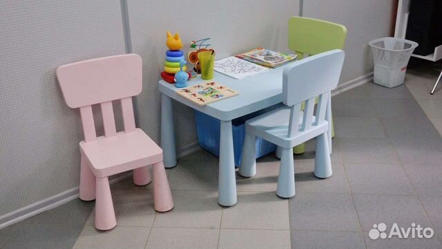 Детский стол и стул маммут