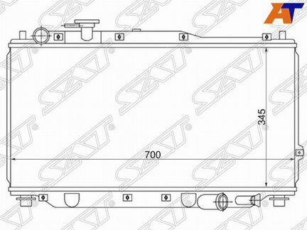 Радиатор KIA spectra