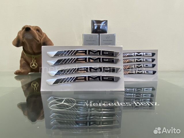 Наклейки AMG Mercedes Benz на колесные диски