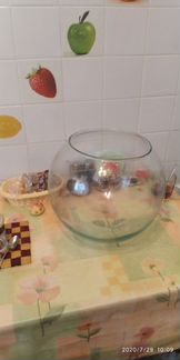 Аквариум круглый СССР 20 литров