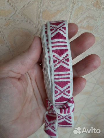Капрон лента кружево бант тесьма СССР