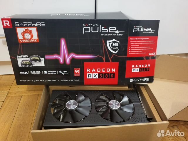 Видеокарта Sapphire pulse Radeon RX 580 8GB