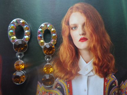 Винтажная бижутерия. Серьги