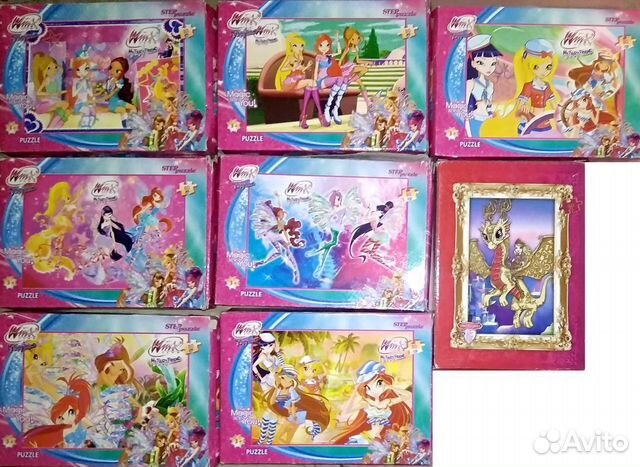 Пазлы новые 80, 120 элементов