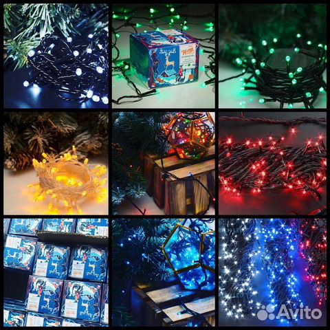 Гирлянды в ассортименте