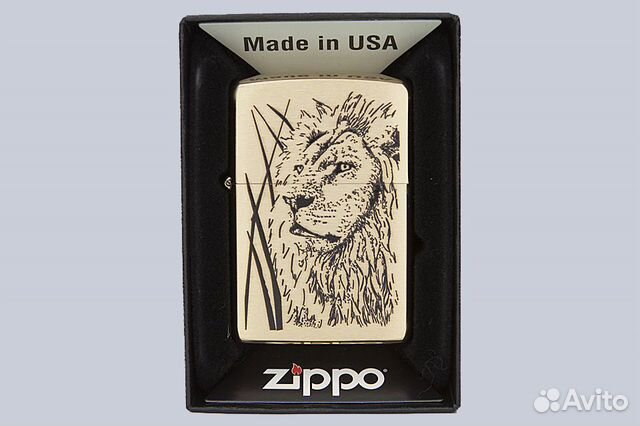 Зажигалка Zippo 204B Proud Lion Оригинал Новая