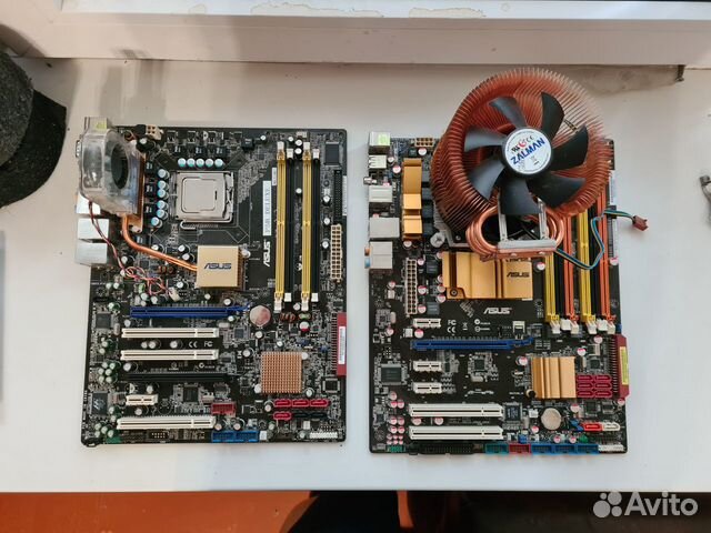 Материнка и 2 Ядра S775