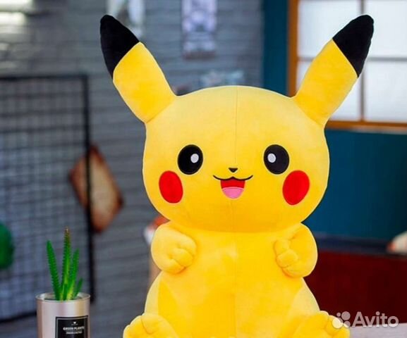 Пикачу Улыбашка 20 см, 30 см, 40 см