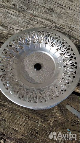 Вазы 2 шт, для фруктов, алюминий,ссср