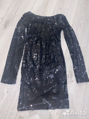 Платье в пайетках