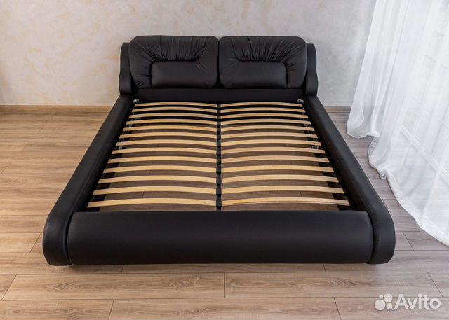 Кровать двухспальная новая черная Валенсия