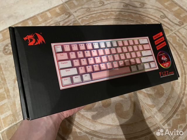 Игровая клавиатура Red Dragon k617 RGB Pink купить в Москве ...