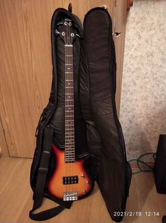 Чехол для бас-гитары утепленный, прочный