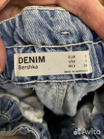 Джинсы bershka mom 36