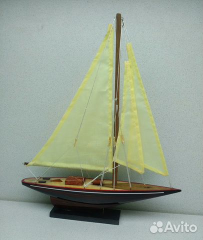 Яхта 34,7*29,9 морской сувенир подарок