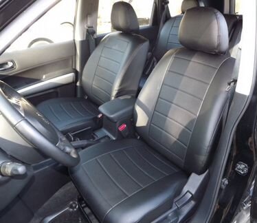 Чехлы автомобильные новые экокожа, жаккард