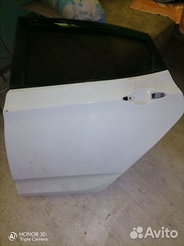 Заднея левая дверь hyundai solaris