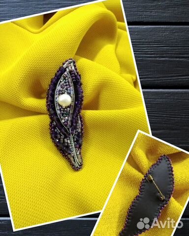 Брошь ручная работа