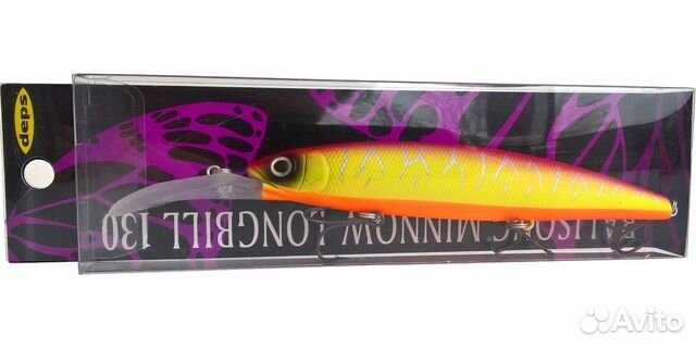 Deps Balisong Minnow Longbill 130SF (10 цв) Япония