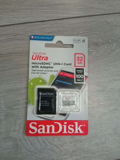 Карта памяти MicroSD 32GB новая